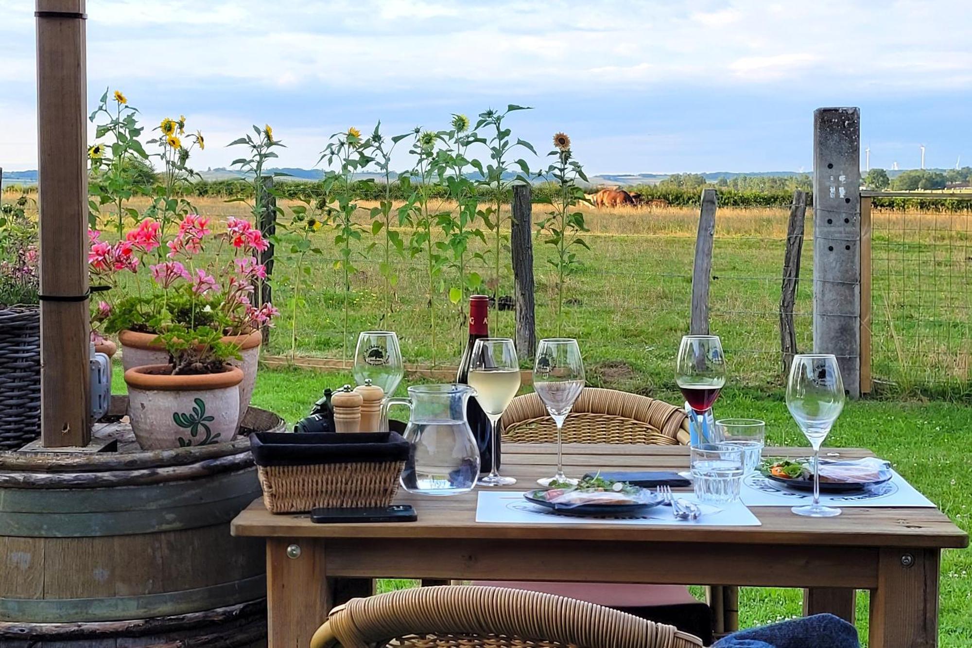 Bed and Breakfast Le Chene D'Or Marcheseuil Exterior foto